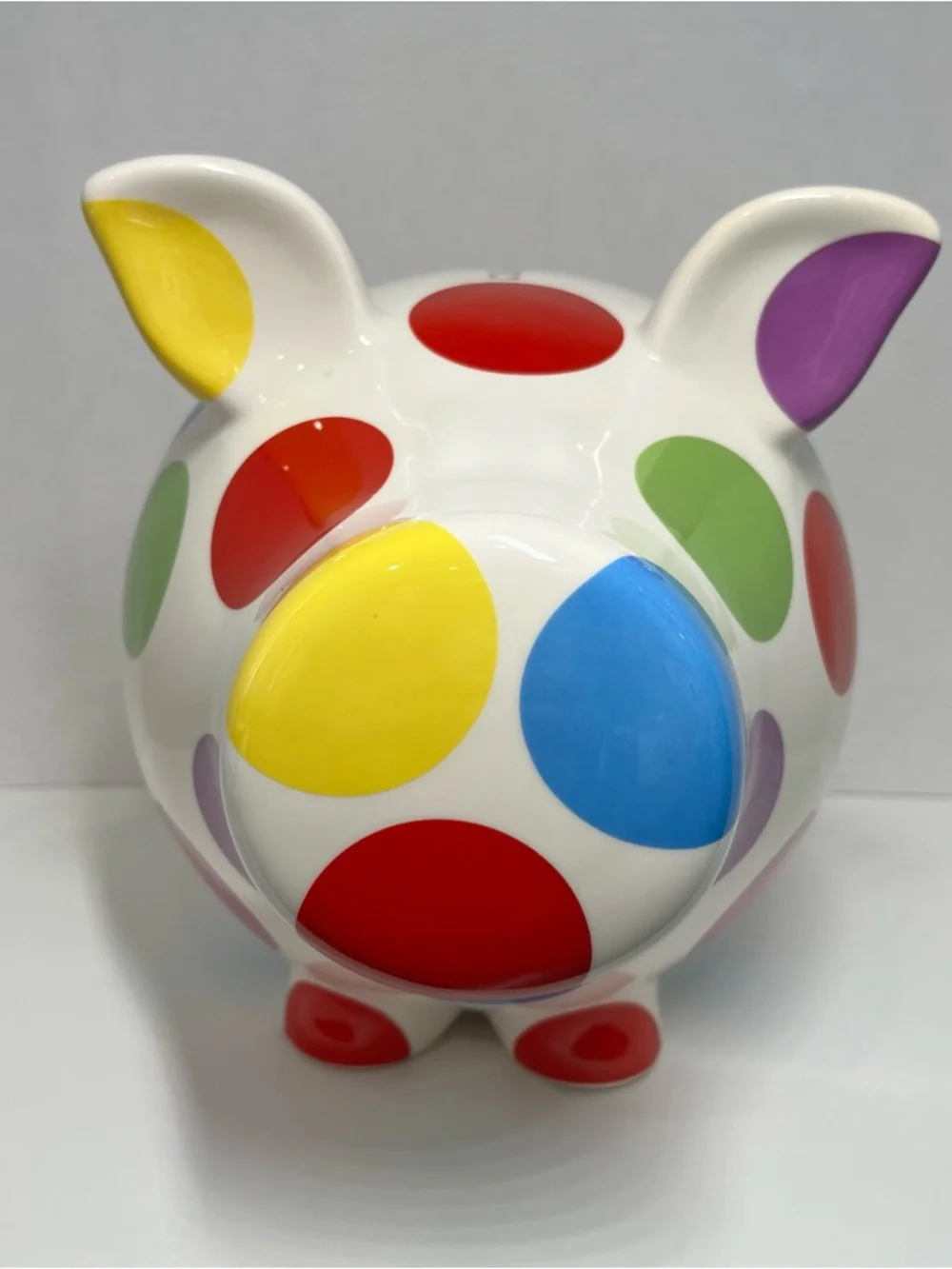 NEW SALT & PEPPER OINK PIGGY BANK POLKA DOT MONEY BOX